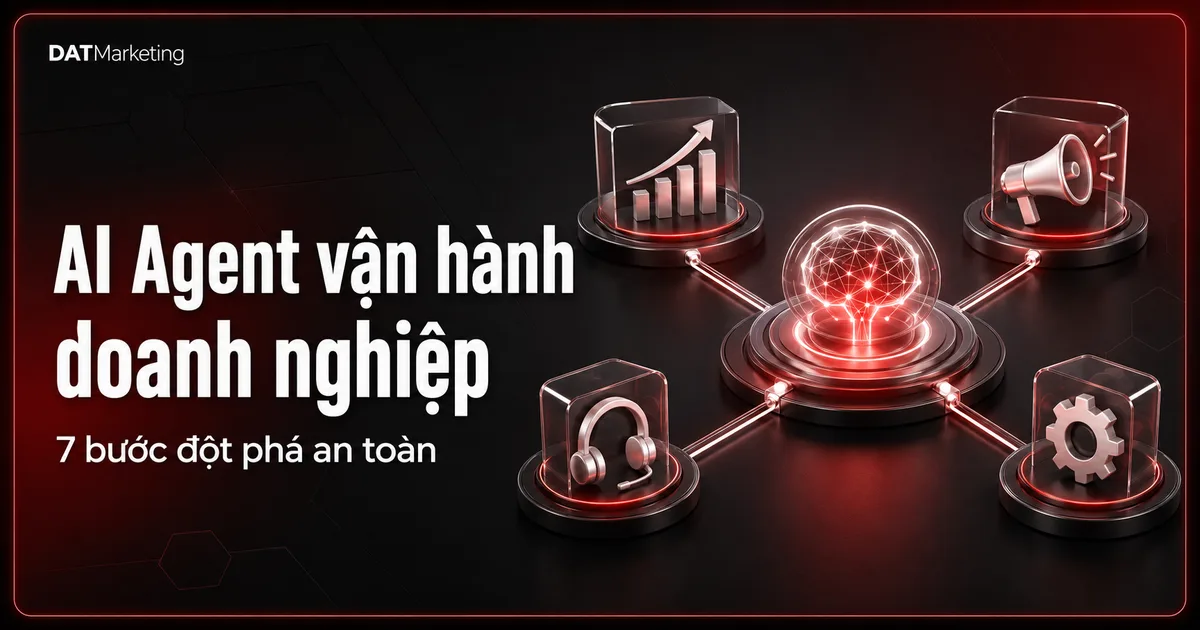 AI Agent vận hành doanh nghiệp: 7 bước đột phá an toàn