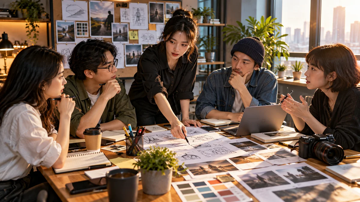 Đội ngũ thảo luận 9 ý tưởng sáng tạo tài nguyên thu hút khách hàng