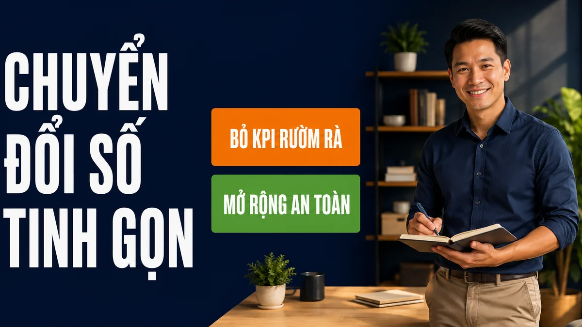 Lãnh đạo và các bộ phận đánh giá kết quả trước khi mở rộng chuyển đổi số