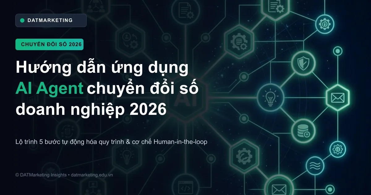 Hướng dẫn ứng dụng AI Agent trong chuyển đổi số doanh nghiệp 2026
