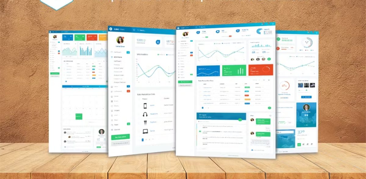 admin dashboard ui kit framework theme cubic min 1