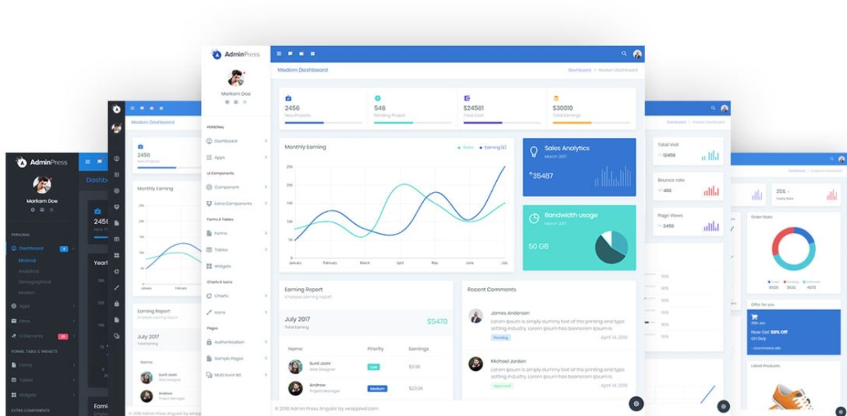 admin press angular 10 dashboard template min 1