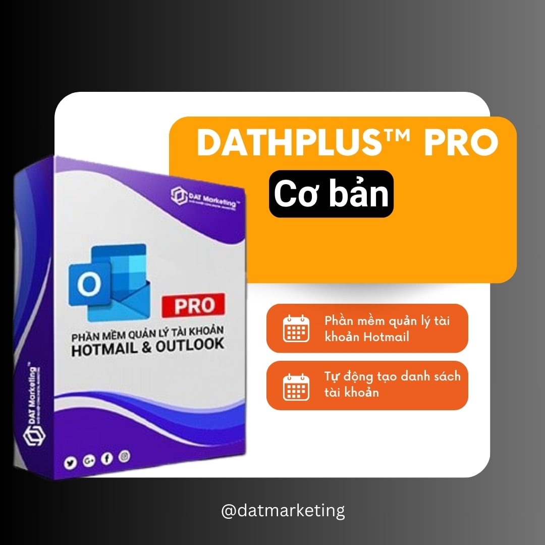 dathplus phan mem quan ly tai khoan hotmail outlook co ban min