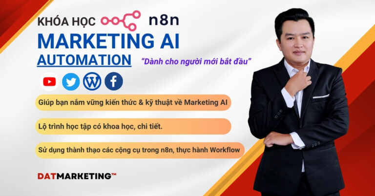 Khoá học n8n cơ bản AI Automation
