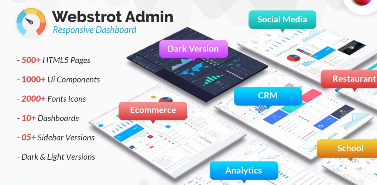 Webstrot Admin Panel Bootstrap Dashboard Template